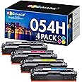 GPC Image Compatible 054 Toner Cartridge Set Replacement for Canon 054 CRG-054 054H Toner Cartridge Work with Color ImageClass MF644Cdw LBP622Cdw MF642Cdw MF640C LBP620 Toner (1B 1C 1M 1Y, 4 Pack)
