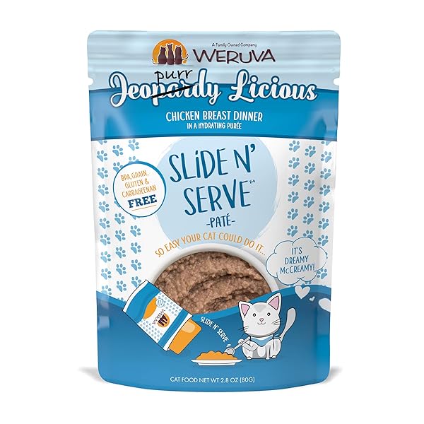 WERUVA SLIDE N’ SERVE PATÉ WET CAT FOOD,...