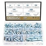 Kindroufly 157 Pieces 1/4"-20, 5/16"-18 Threaded