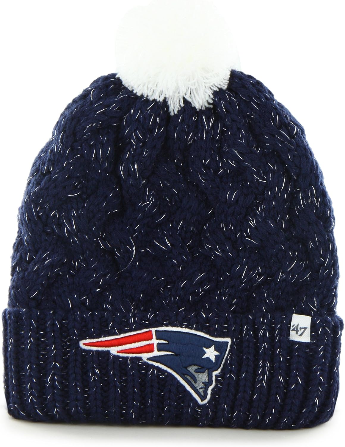 patriots crochet hat