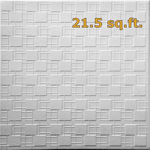 Amazon Com Talissadecor Styrofoam Ceiling Tile To Cover Popcorn