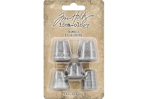 TIM HOLTZ IDEA-OLOGY Tim Holtz, Advantus Thimbles, silver