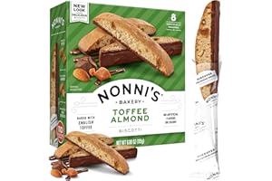 Nonni's, Toffee Almond Biscotti, 6.88 Ounce