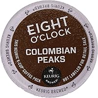 Amazon.com: Eight O'Clock Coffee Colombian Peaks, Single-Serve