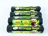 Tidyz Extra Large Doggy Bags 200 4 Rolls 50 Durable Black view 2