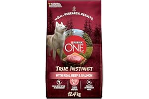 Purina ONE True Instinct High Protein Dry Dog Food, Beef & Salmon - 12.4 kg Bag