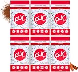 PUR Gum Sugar Free Cinnamon Chewing Gum 55 Pieces Pack of 6 Vegan Keto