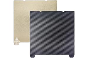 LANKEGU 315x310mm Build Plate for Creality K1 Max, Smooth PET + Textured PEI Build Plate for K1 Max, Ender 3 V3 Plus, Flexible Spring Steel Sheet Without Magnetic Base