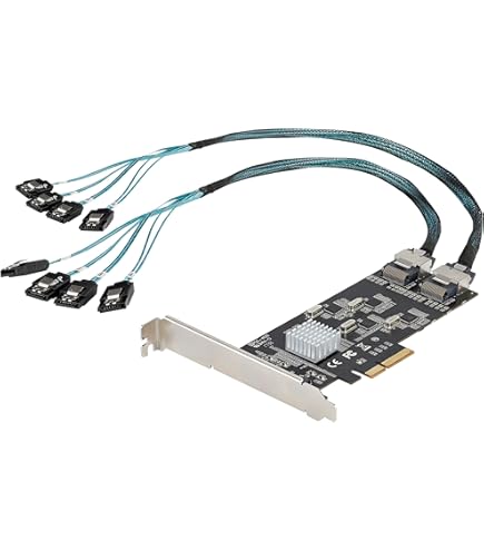 Amazon.com: StarTech.com 4 Port PCI Express 2.0 SATA III 6Gbps