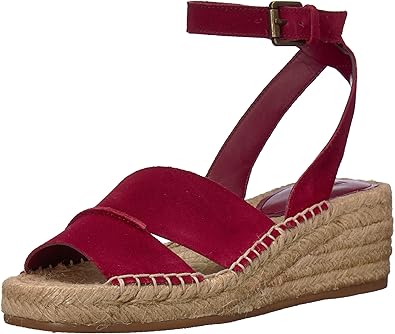 nine west red wedges