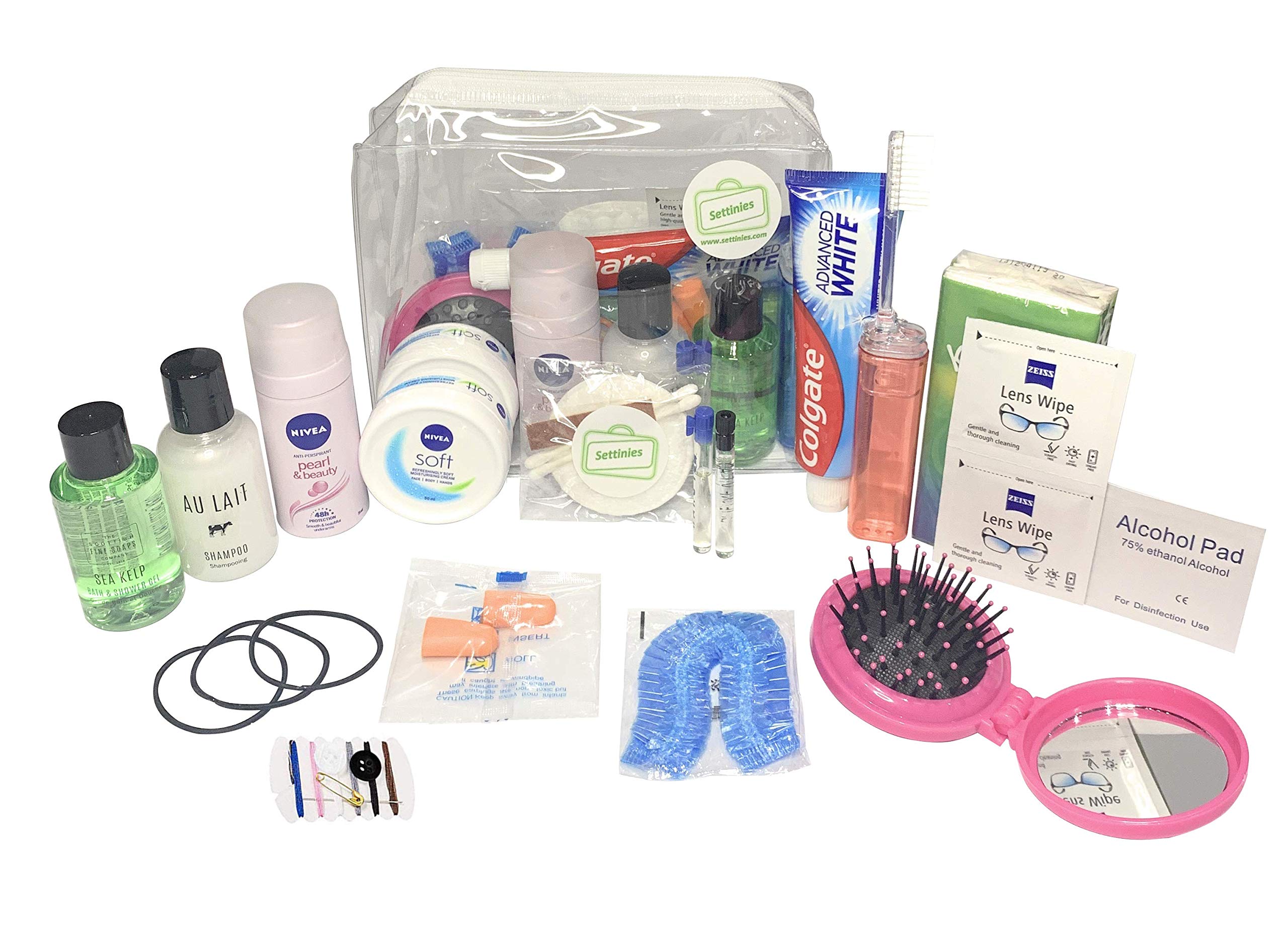 travel size toiletry kits