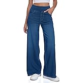 SeSe Code Wide Leg Jeans Woman High Waist Elastic Baggy Denim Pants with 4 Pockets Trendy Jeans for Women 2025