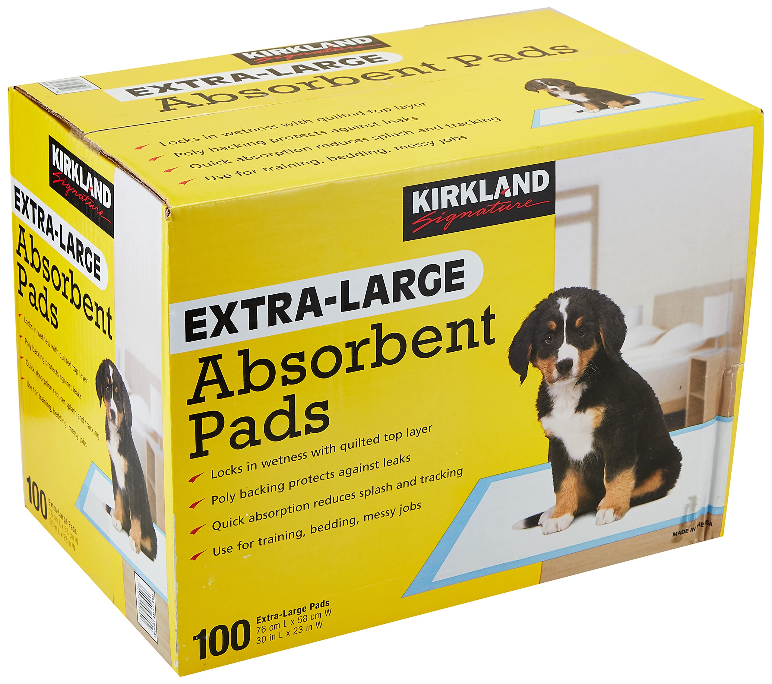 Photo 1 of Kirkland Signature Extra-Large Absorbent Pads, 100 Large Pads, 30x23 (Original Version)