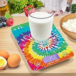 Tie Dye Food Scale Waterproof Digital Kitchen