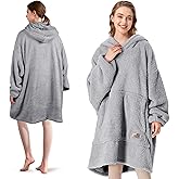 Catalonia Wearable Blanket Hoodie - Oversized Hoodie Blanket, Sweatshirt Blanket for Women Men Adults