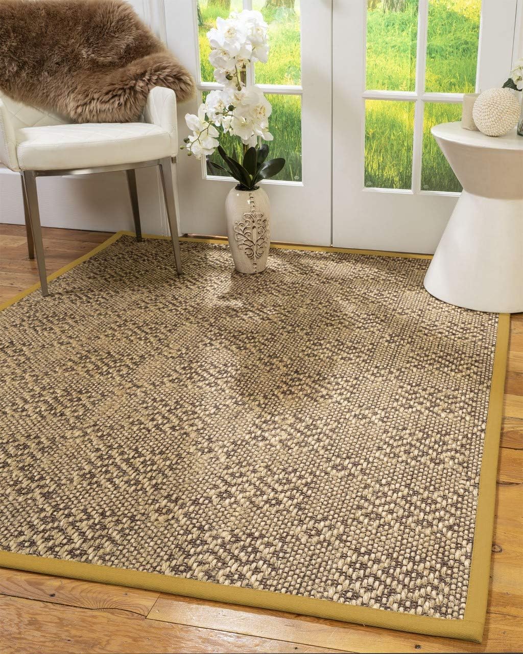 Natural Area Rugs 100 Natural Fiber Handmade Oslo, Brown
