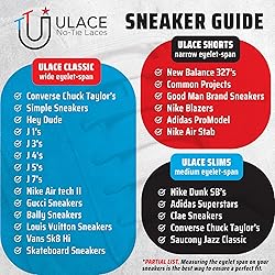 uLace Classic No Tie Shoelaces - Metallic Silver