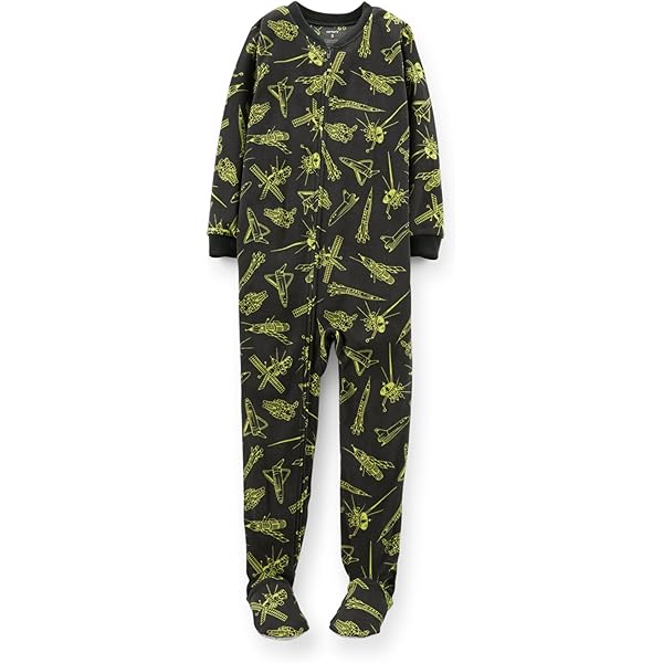 carter's big boy footed pajamas
