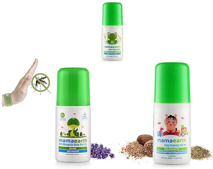 Mamaearth After Bite Roll On for Rashes & Mosquito Bites with Lavander & Witchhazel,