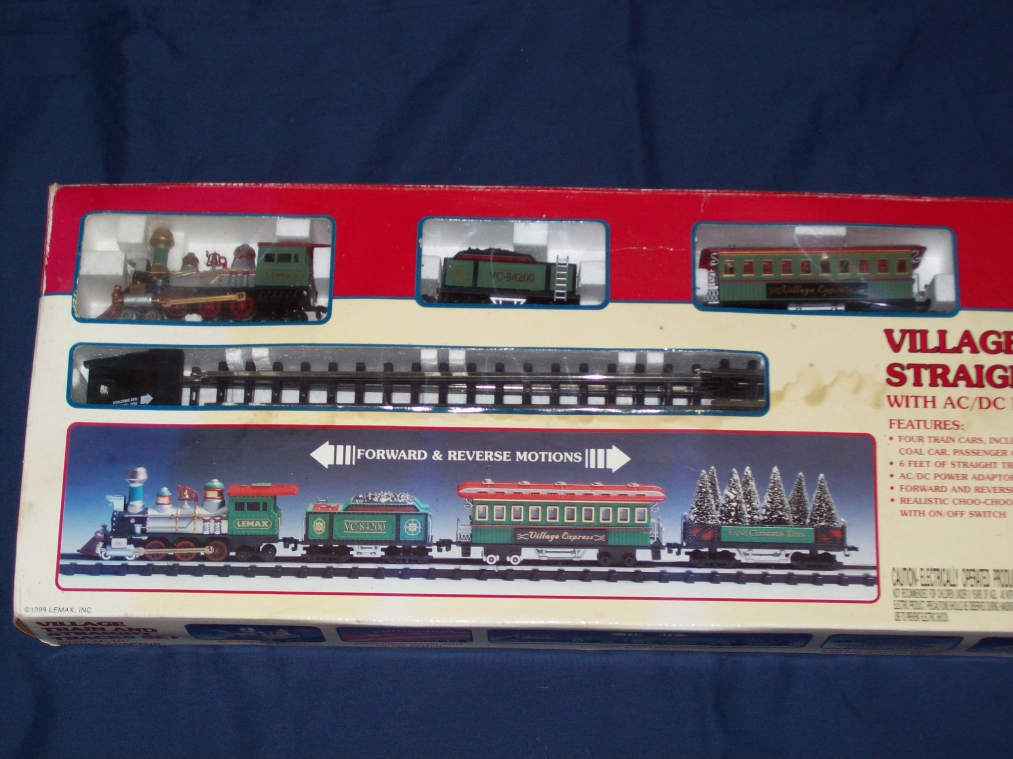 lemax christmas village train set