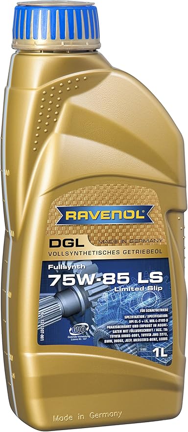 Amazon.com: RAVENOL J1C1144-001 SAE 75W-85 Gear Oil - DGL Full ...