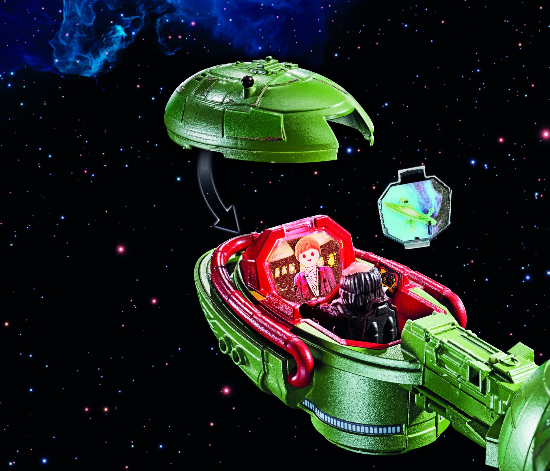 PLAYMOBIL 71089 Star Trek - Klingonenschiff: Bird-of-Prey, Klingonenschiff mit Lichteffekten, Original-Sounds und Sammelfiguren, Für Star Trek-Fans und Kinder ab 10 Jahren [Exklusiv bei Amazon] 8