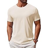 COOFANDY Men's T Shirt Short Sleeve Crew Neck T-Shirt Casual Summer Classic Basic Tee Shirts