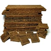 Midwest Hearth Fire Starter Squares Quick-Light, 144 Count, Made in USA | Lights in 1/10 Second, Even When Wet, Burns 10 Min per Square, For Fireplaces, Stoves, Grills &amp; Campfires