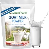 Z Natural Foods Goat Milk Powder - Full Cream Netherlands Milk, 1 lb | Whole Full Cream Goats Milk, Powdered Goat Milk, Highly Nutritious, Easy Digestion for Adults for Smoothies, Cooking, Baking