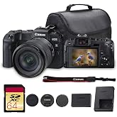 Canon EOS RP Mirrorless Camera with 24-105mm Lens (3380C132) Bundle | For Travel, Portrait &amp; Everyday Photography | 26.2MP Full-Frame Mirrorless Camera | 4K Video + 64GB Memory Card + Camera Bag