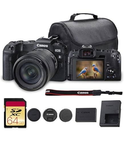 Amazon.com : Canon EOS RP Camera Bundle with 24-50mm + 75-300mm +