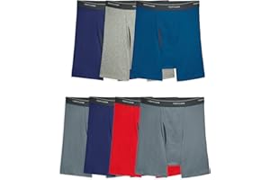 Fruit of the Loom Men's Coolzone Boxer Briefs, Moisture Wicking & Breathable, Assorted Color Multipacks