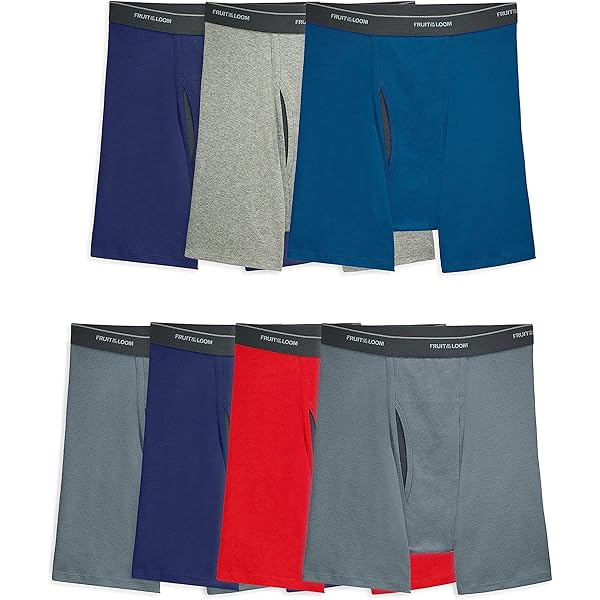 Fruit Of The Loom Men's Boxer Briefs 3-Pack Everlight