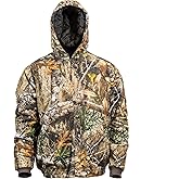 HOT SHOT Youth Insulated Twill Camo Hunting Jacket, Insulated Boy's Winter Coat, Ultra Quiet Camouflage Kids Hunting Gear