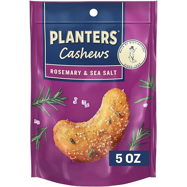 PLANTERS CASHEWS ROSEMARY & SEA SALT – TRAIL...