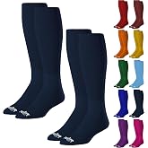 Rawlings | 2 Pair | Athletic Socks | Baseball/Softball | Multiple Sizes/Colors
