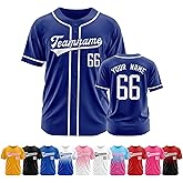 Custom Baseball Jersey Personalized Team Name Number Logo Customized Shirt for Men Youth Women Kids
