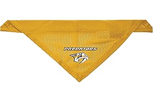 Littlearth Nashville Predators Dog Cat Mesh Jersey Bandana Yellow L/XL