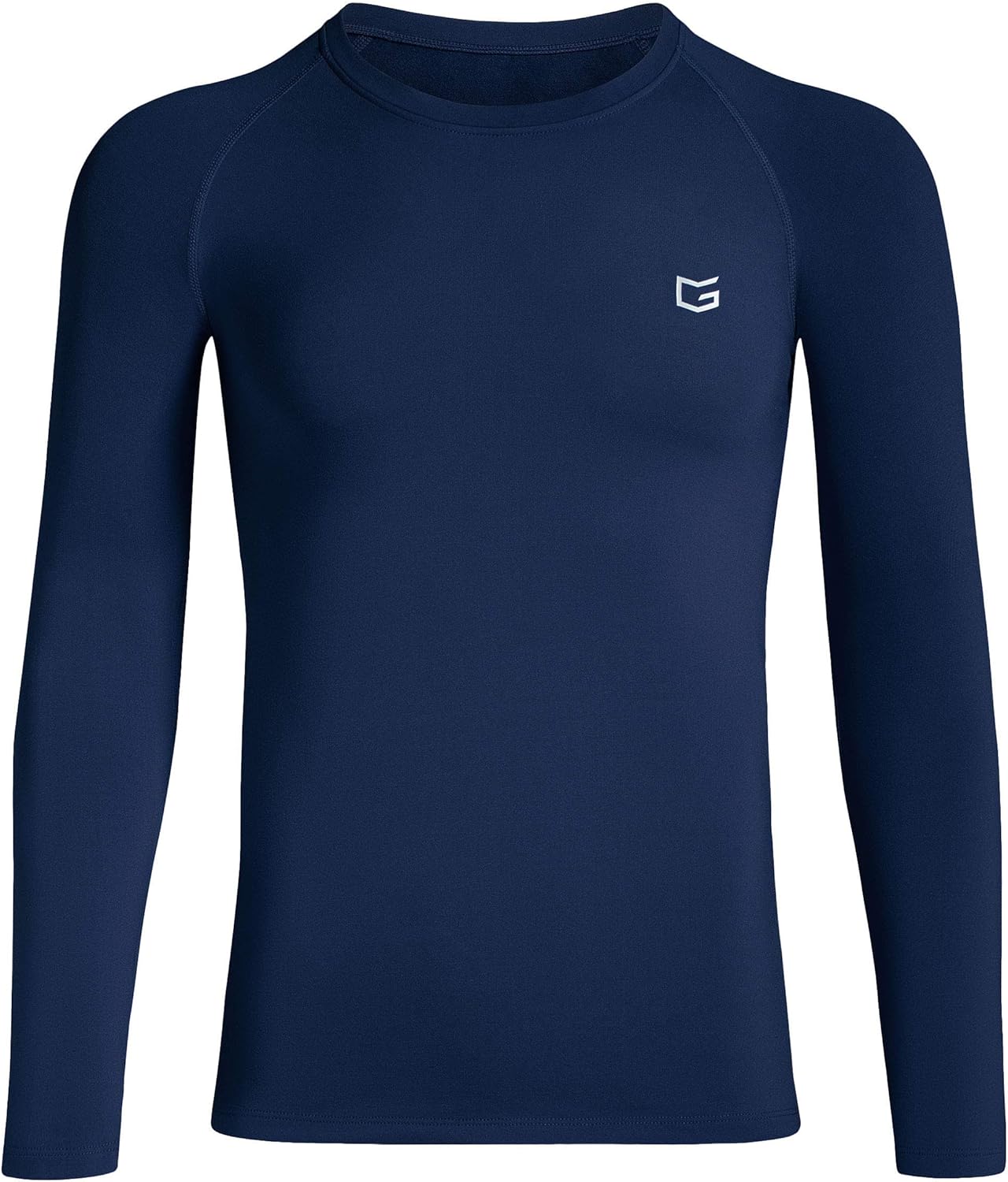 Boys' Compression Shirt Youth Fleece Thermal Long Sleeve Cold Gear Undershirts for Boys: Clothing
