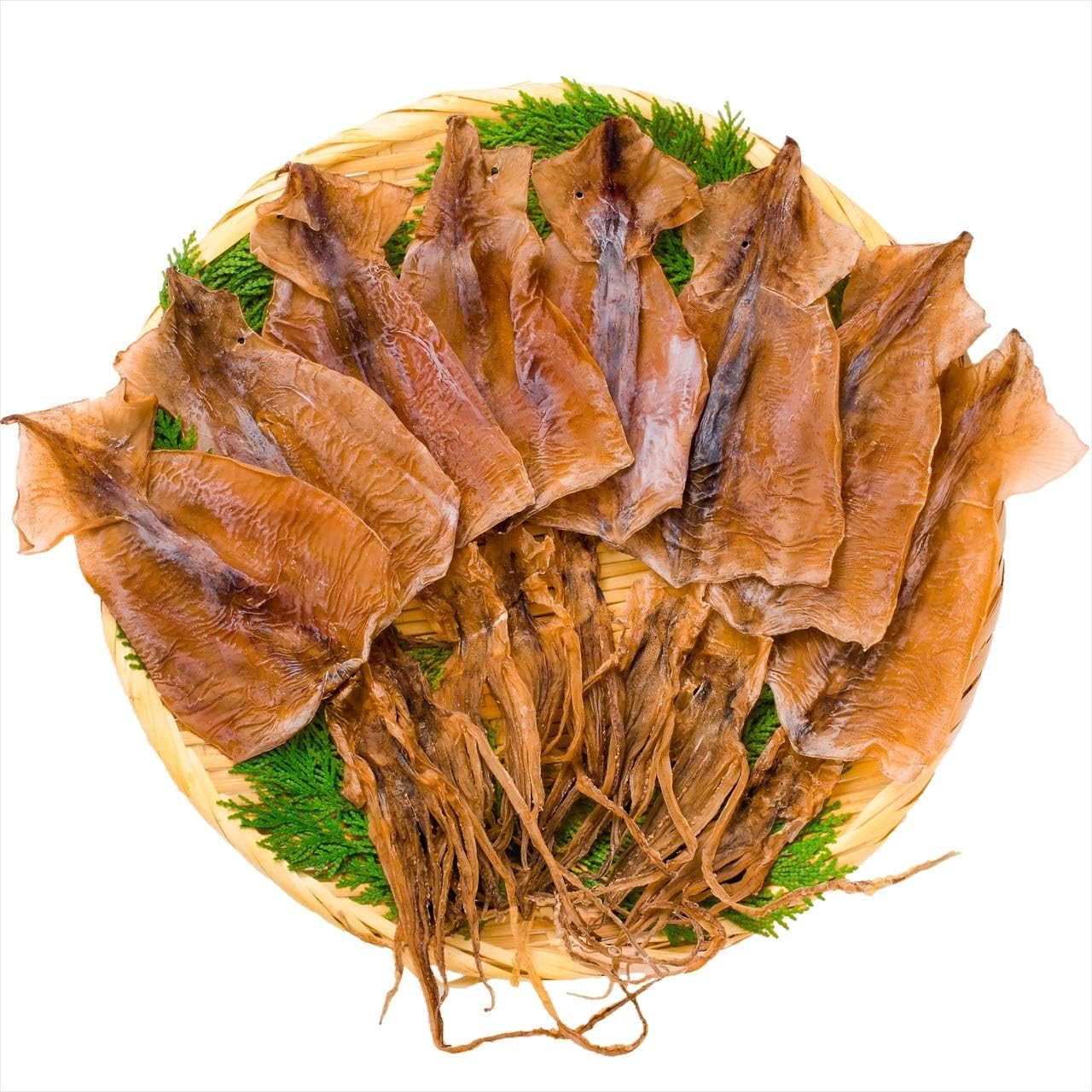 Amazon 築地の王様 するめいか 無塩 無添加 北海道産 8枚入り するめげそ 付き 築地の王様 イカ 通販