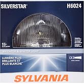 SYLVANIA H6024 SilverStar PAR56 Sealed Beam Halogen Headlight, 7", 1 Bulb | Direct-Fit Sealed Beam Delivers Brighter, Whiter Light for Added Down-Road and Side-Road Clarity At Night