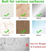 Dermasy 6PCS Clear Round Rubber Door Stopper Wall Protector Self Adhesive Bumper view 3
