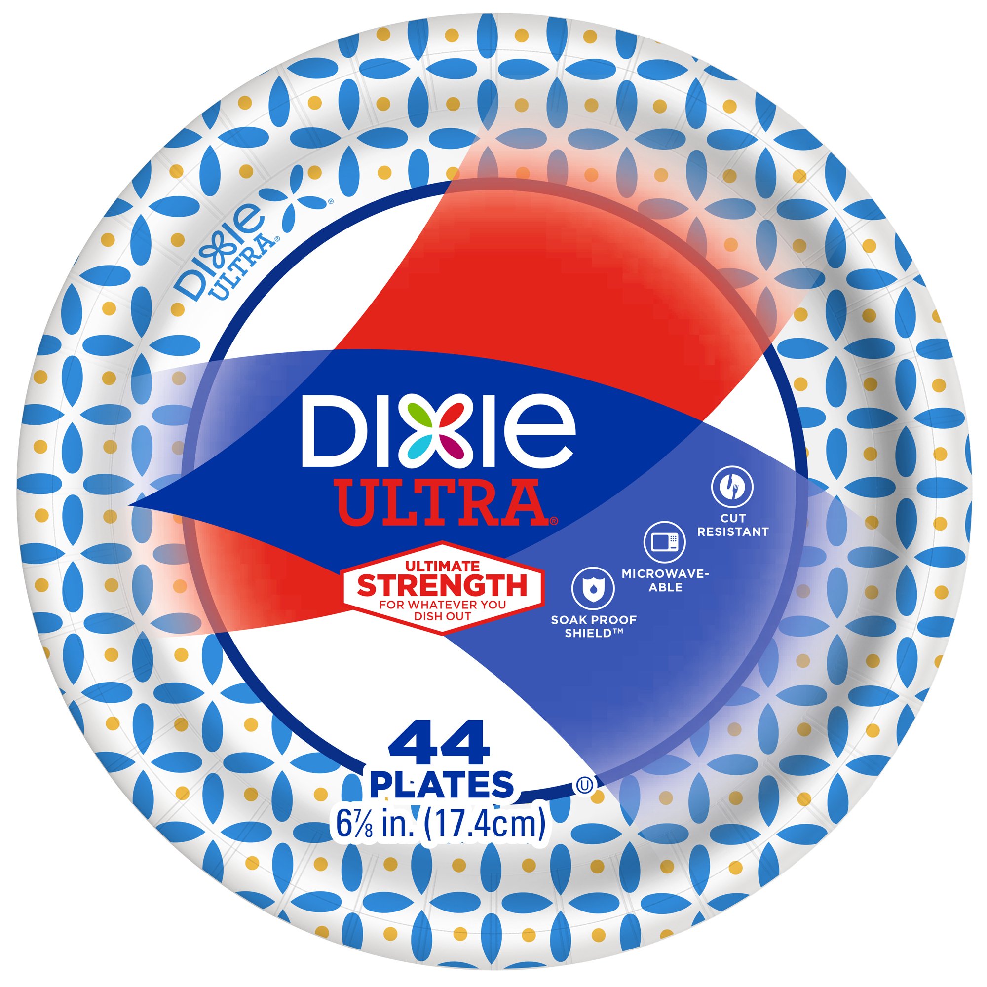 Dixie Ultra Paper Plates, 6 7/8 Inch Plates, 176 Count (4 Packs of 44 Plates) eBay