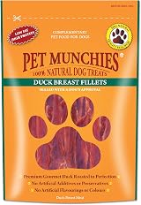 PET MUNCHIES Duck Breast Fillets 80g Premium Dog Treats Low Fat High Protein