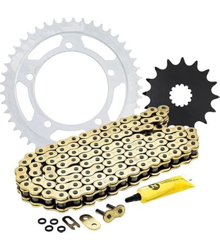 NICHE Drive Sprocket Chain Combo for Kawasaki Ninja ZX6R ZZR600