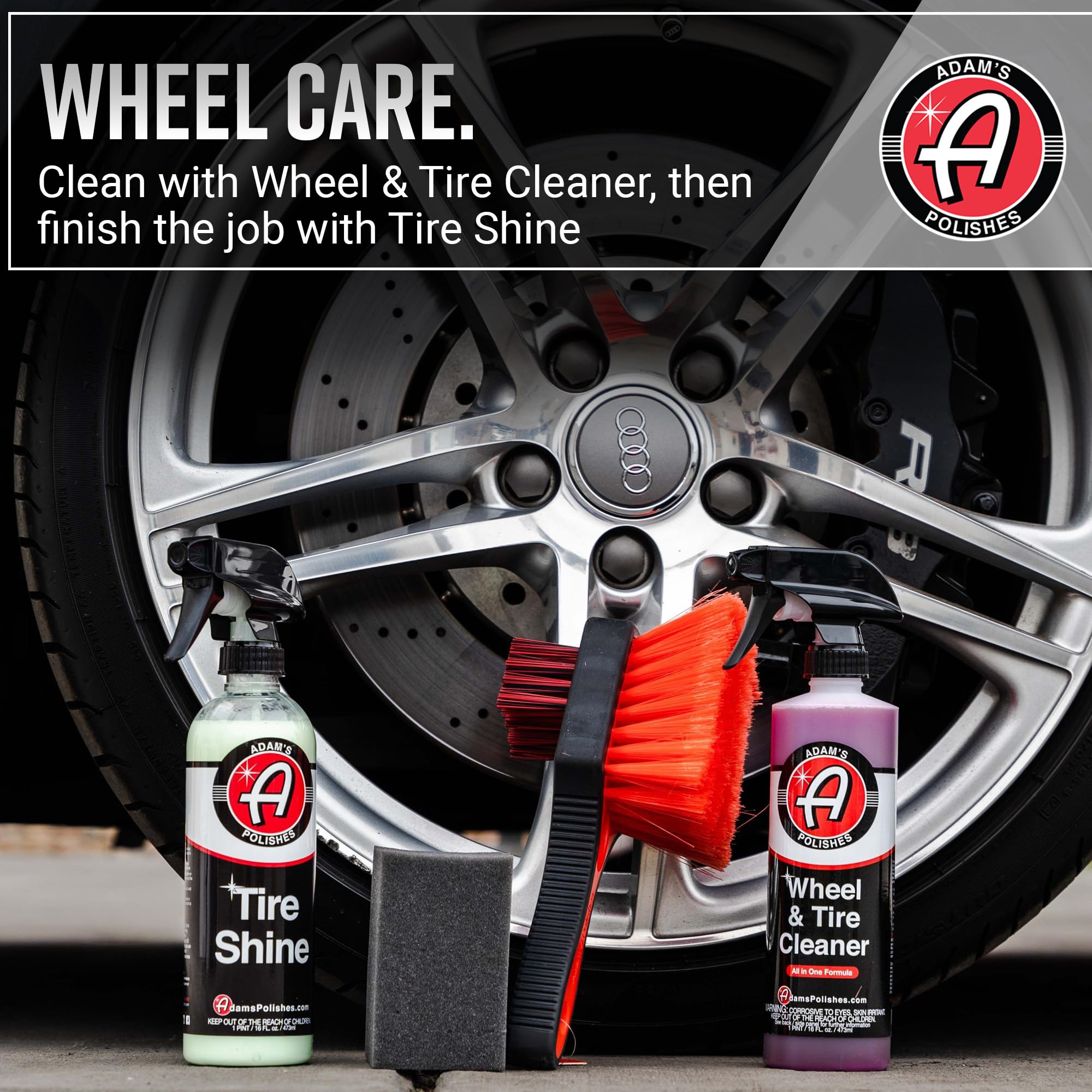 Adam's Essential Car Wash Kit (6-Item) - USA Made Auto Detailing Car Care Cleaning Kit for Car & Truck Lovers, Dads, Moms and DIYers - Our Products