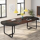 Tribesigns 6FT Oval Conference Table, 70.86" Curved