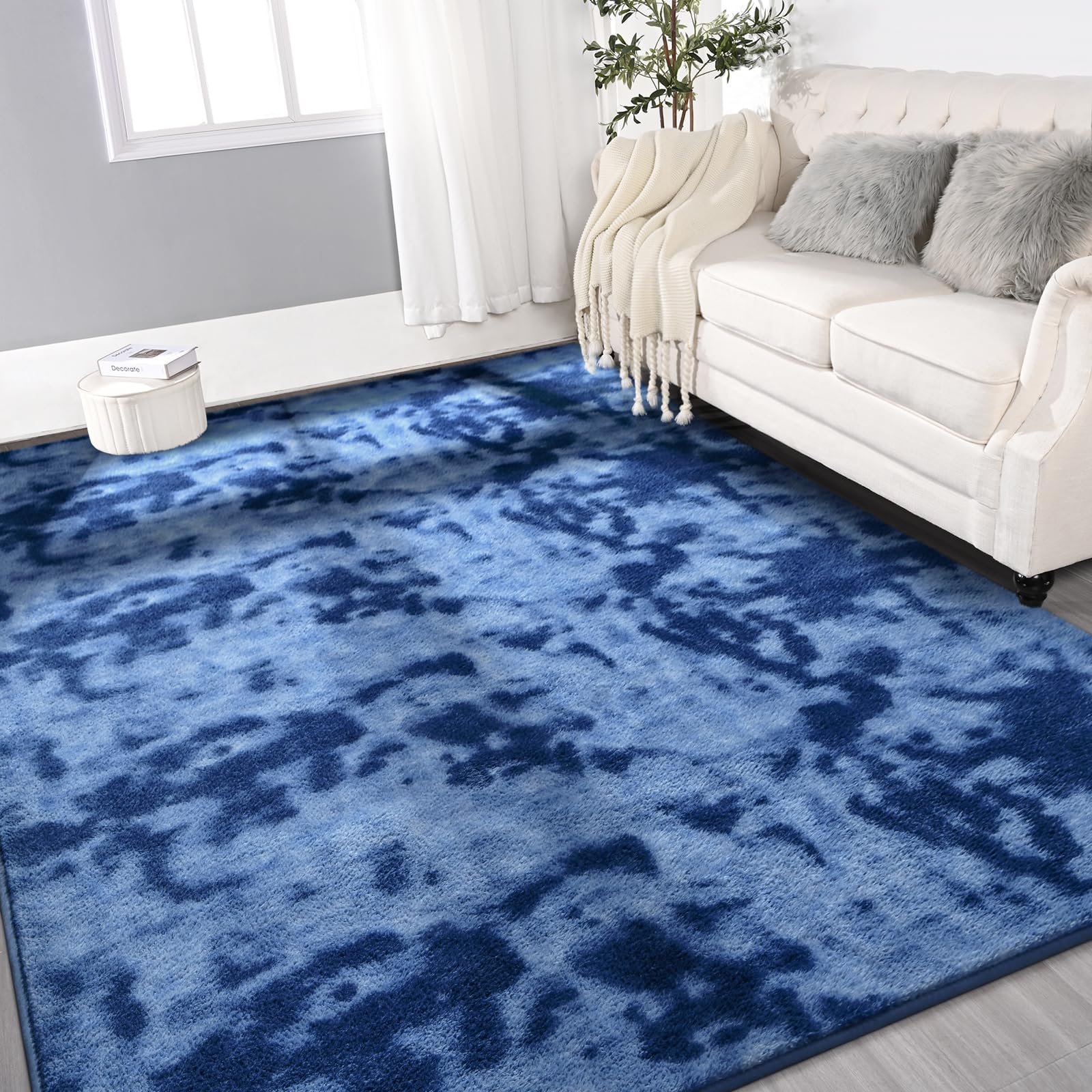 Gifeas Large Ultra Soft Modern Area Rugs for Living Room Bedroom, 7x10 ...