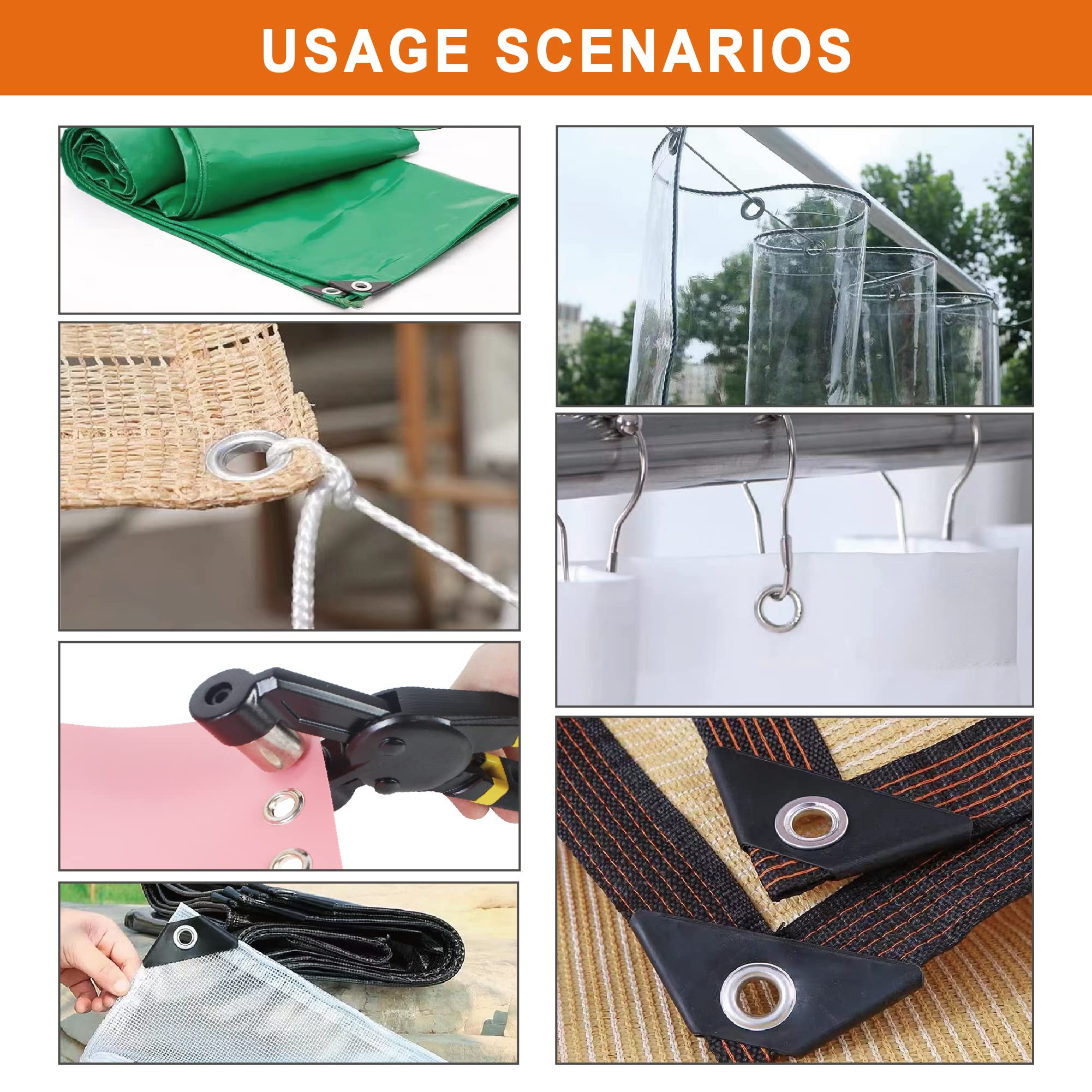 ZONGLAN Grommet Tool Kit, Eyelet Tool Multi-Purpose