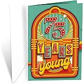 Prime Greetings 75th Birthday Card, Made in America, Eco-Friendly, Thick Card Stock with Premium Envelope 5in x 7.75in, Packaged in Protective Mailer